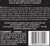 2017 Etude Heirloom Grace Benoist Ranch Carneros Pinot Noir, image 3
